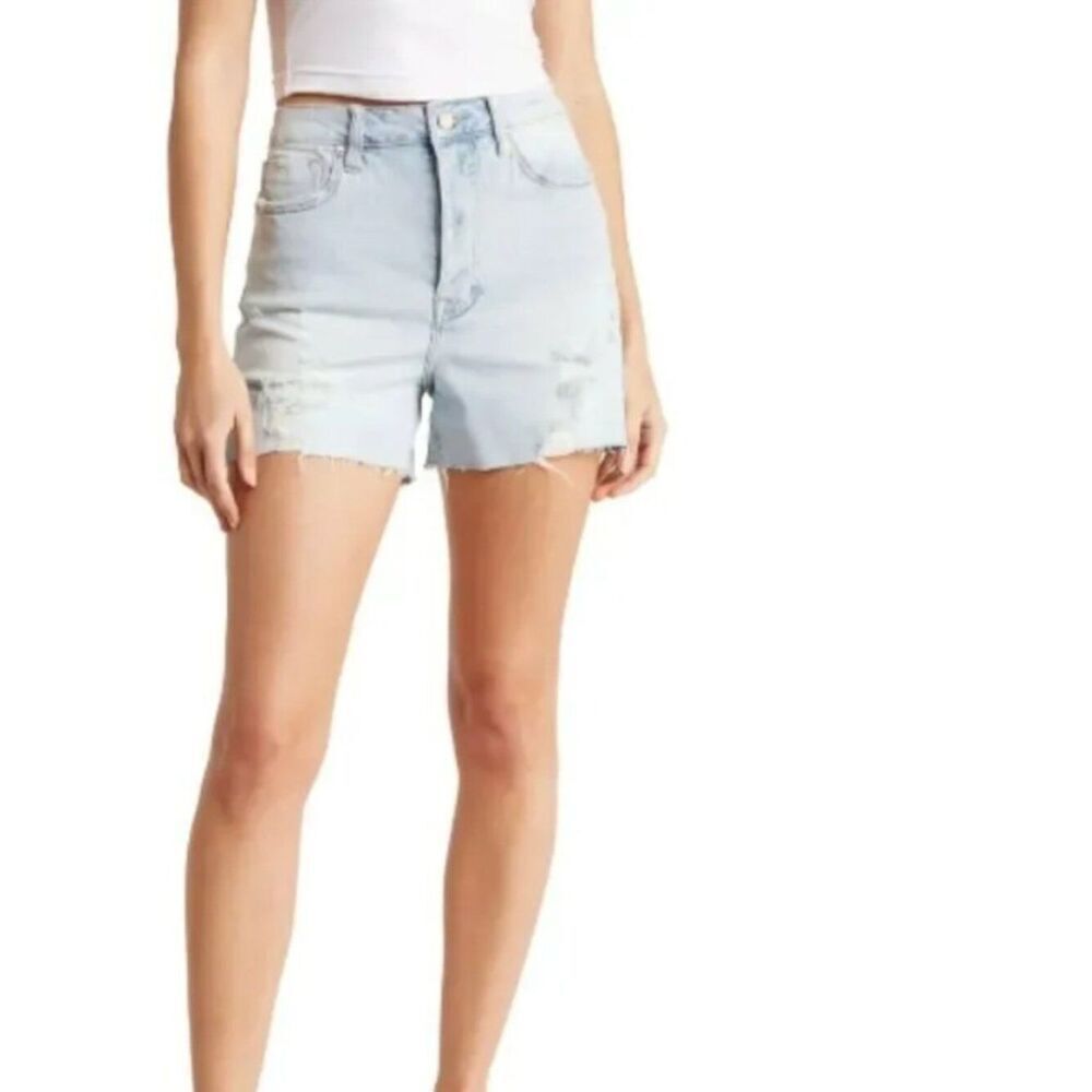 Vigoss Shorts Denim Ace High Rise Distressed 29 NWT